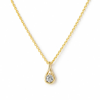 Savannah, a Round cut Lab Diamond Pendant