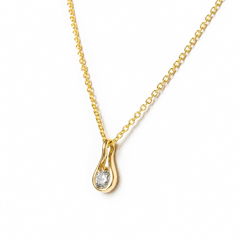 Savannah, a Round cut Lab Diamond Pendant