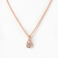 Savannah, a Round cut Lab Diamond Pendant