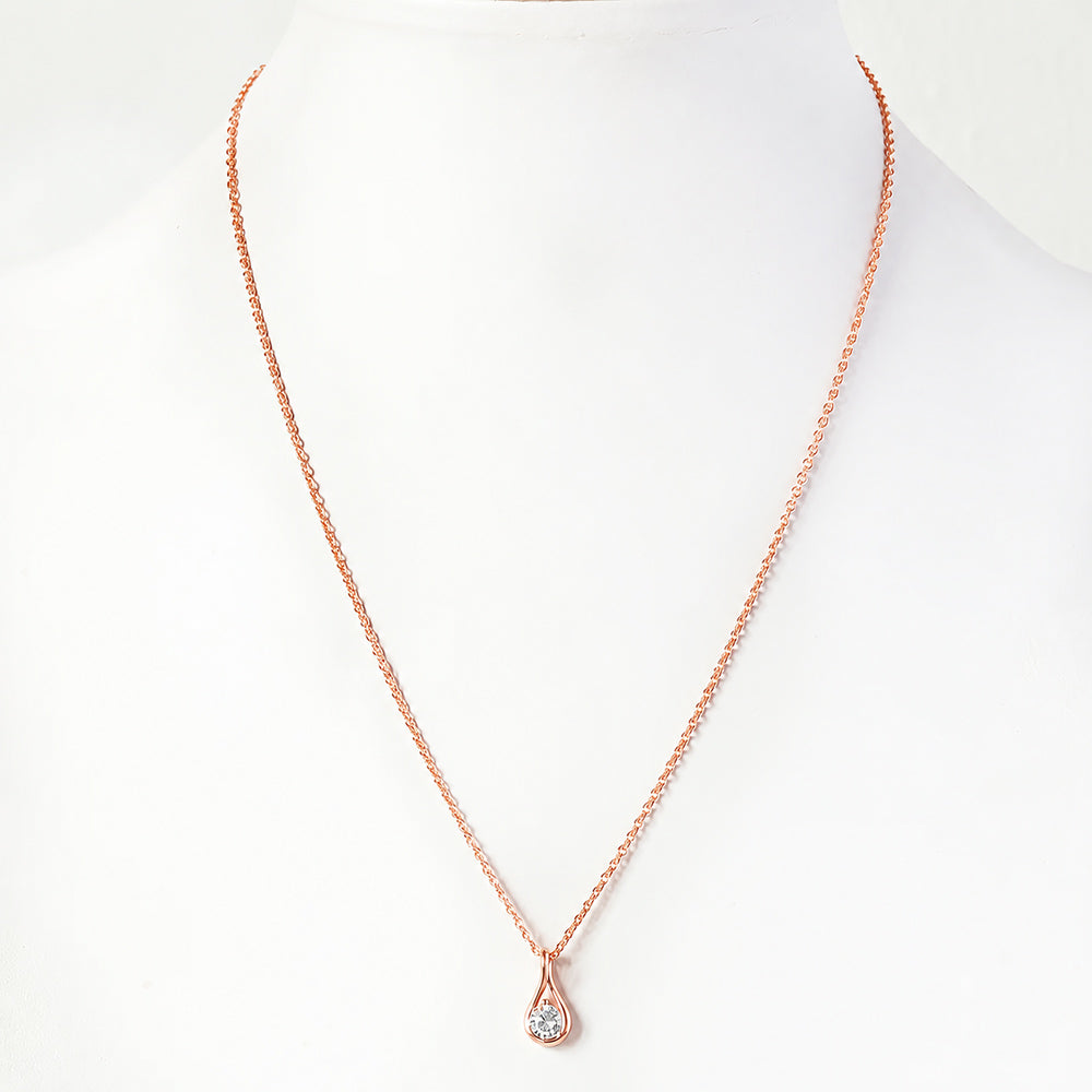 Savannah, a Round cut Lab Diamond Pendant