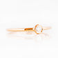 Round Brilliant cut Diamond Promise Ring in Rose Gold - Victoria's Jewellery