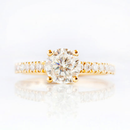 Emma, a Brilliant cut Lab Diamond Engagement Ring - 1ct