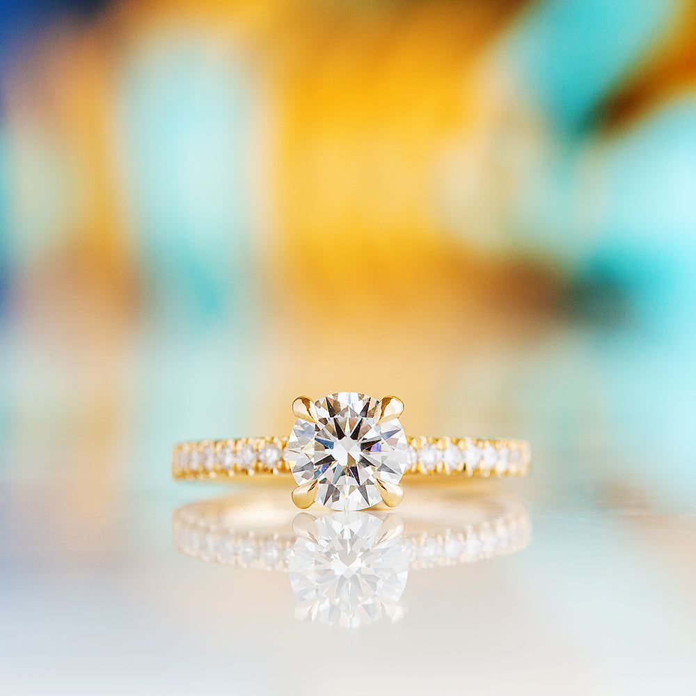 Emma, a Brilliant cut Lab Diamond Engagement Ring - 1ct - Victoria's Jewellery