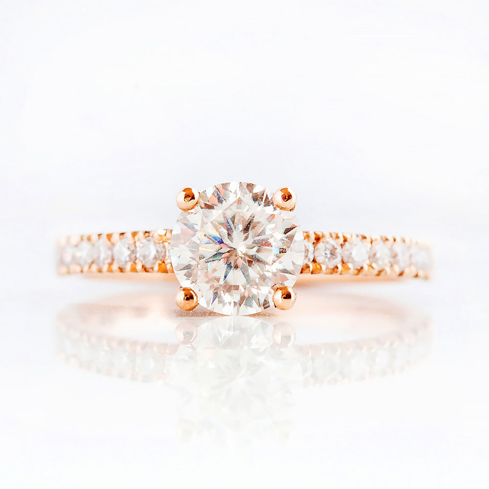 Emma, a Brilliant cut Lab Diamond Engagement Ring - 1ct