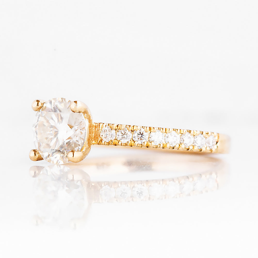 Emma, a Brilliant cut Lab Diamond Engagement Ring - 1ct