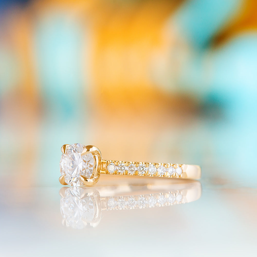 Emma, a Brilliant cut Lab Diamond Engagement Ring - 1ct - Victoria's Jewellery