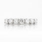 Seven, a Mined Diamond Half Eternity Ring