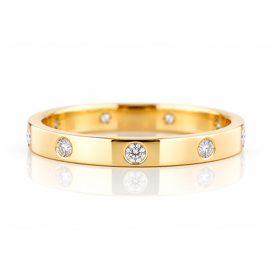 Hester, a Diamond Full Eternity Ring - Victoria's Jewellery