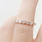 Seven, a Lab Diamond Half Eternity Ring