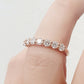 Seven, a Lab Diamond Half Eternity Ring