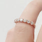 Seven, a Lab Diamond Half Eternity Ring