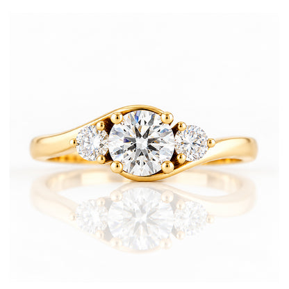Ava, a Lab Diamond Trilogy Ring