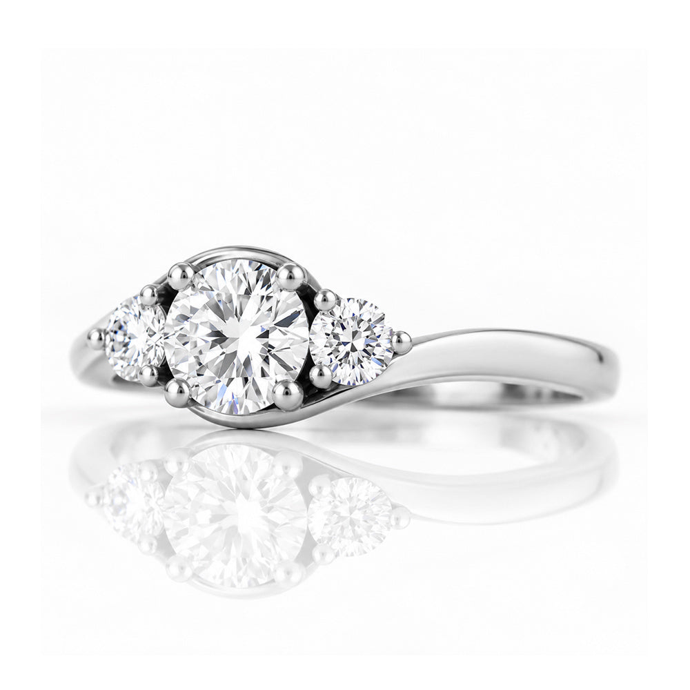 Ava, a Lab Diamond Trilogy Ring