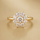 Fleur, a Lab Diamond Flower Cluster Ring - Victoria's Jewellery