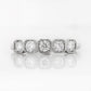 Zelrese, a Mined Diamond Half Eternity Ring - Victoria's Jewellery