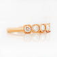 Zelrese, a Mined Diamond Half Eternity Ring - Victoria's Jewellery