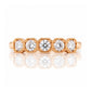 Zelrese, a Lab Diamond Half Eternity Ring - Victoria's Jewellery