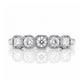 Zelrese, a Lab Diamond Half Eternity Ring - Victoria's Jewellery