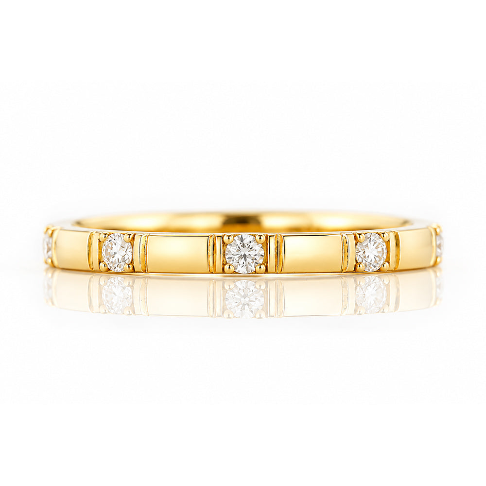Zia, a Lab Diamond Wedding Band - Victoria's Jewellery
