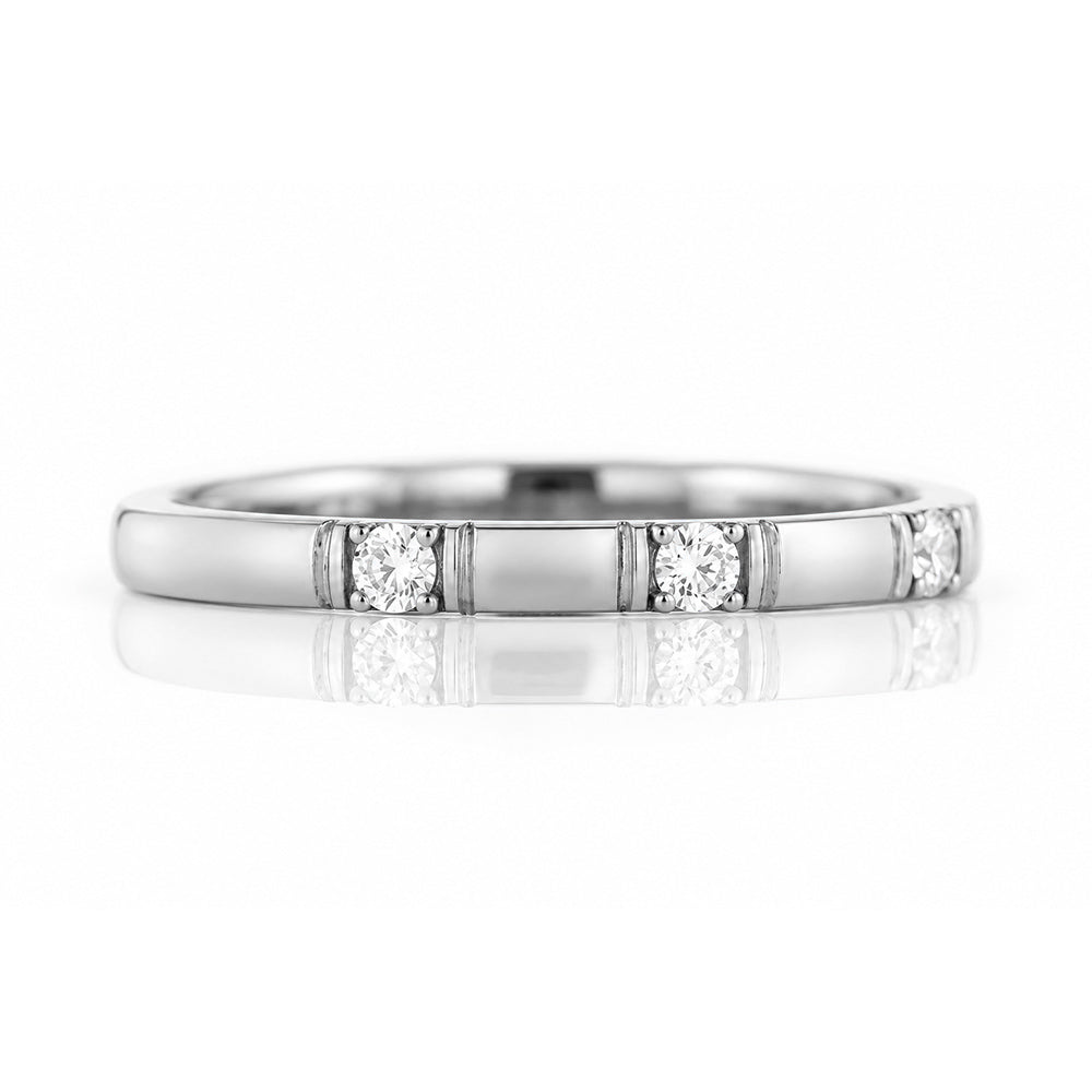 Zia, a Lab Diamond Wedding Band - Victoria's Jewellery