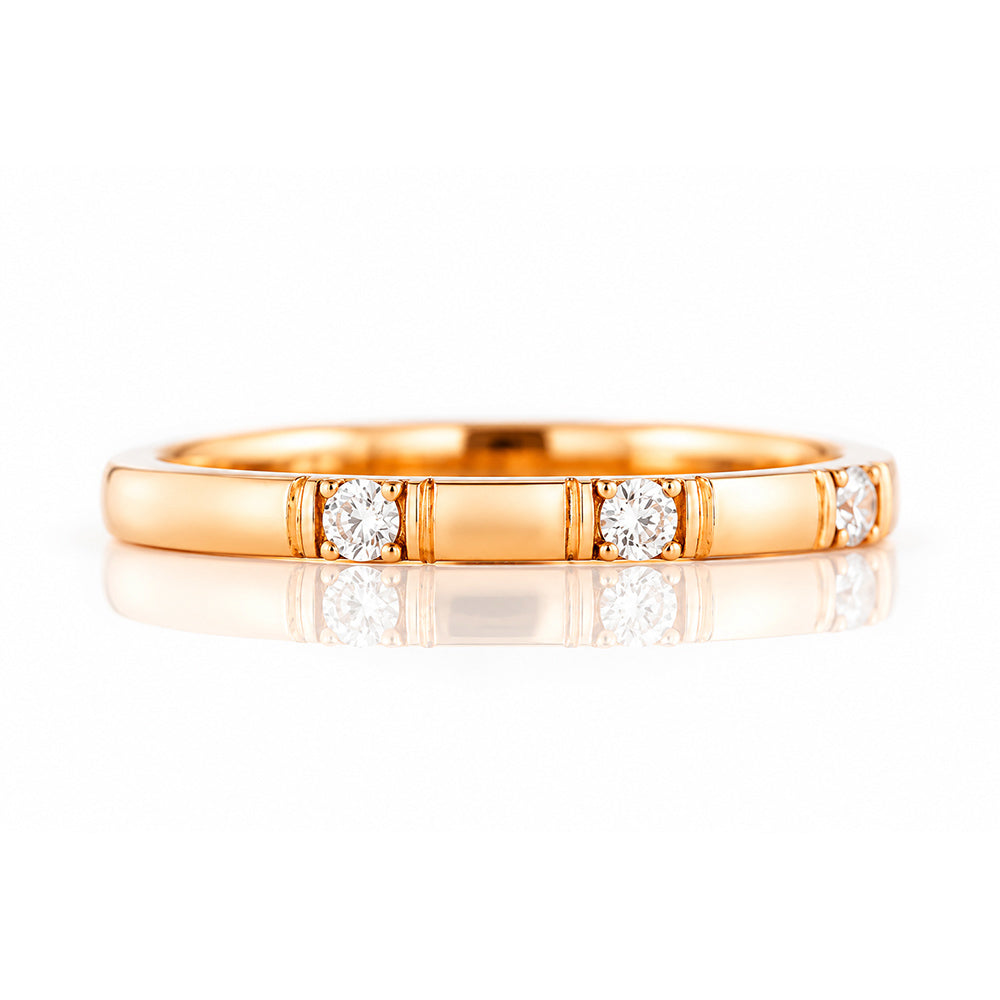 Zia, a Lab Diamond Wedding Band - Victoria's Jewellery