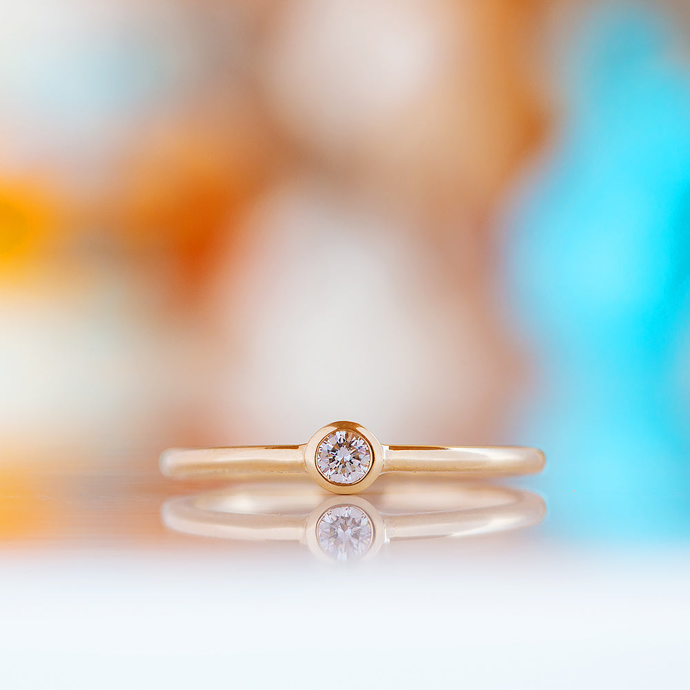Kylie, a Lab Diamond Promise Ring - Victoria's Jewellery