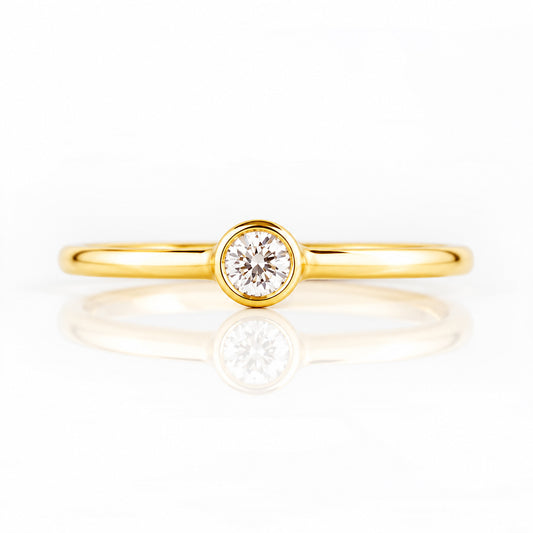 Kylie, a Lab Diamond Promise Ring - Victoria's Jewellery