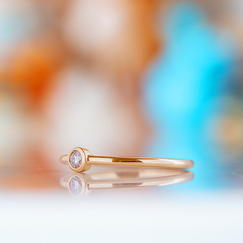 Kylie, a Lab Diamond Promise Ring - Victoria's Jewellery