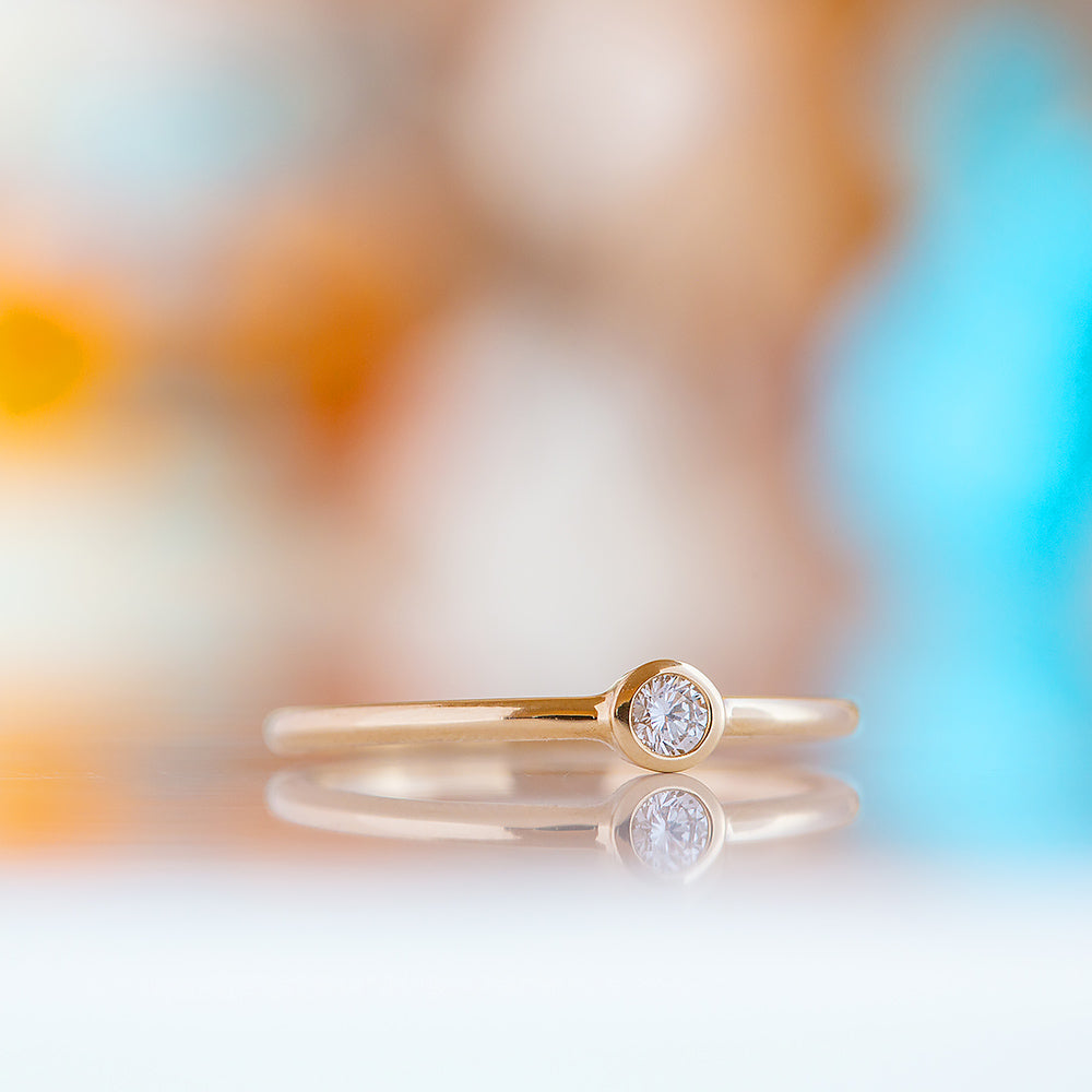 Kylie, a Lab Diamond Promise Ring - Victoria's Jewellery