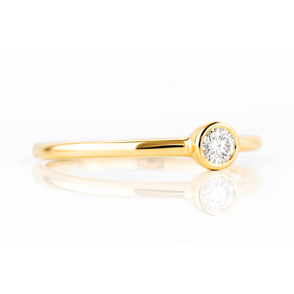 Kylie, a Lab Diamond Promise Ring - Victoria's Jewellery