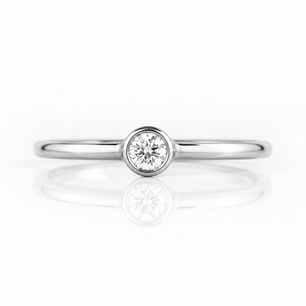 Kylie, a Lab Diamond Promise Ring - Victoria's Jewellery