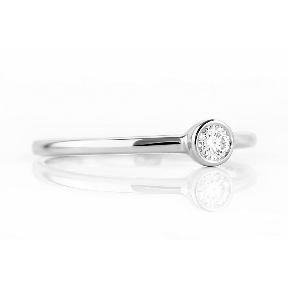 Kylie, a Lab Diamond Promise Ring - Victoria's Jewellery