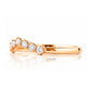 Camilla, a Lab Diamond Curved Wedding Ring - Victoria's Jewellery