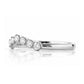 Camilla, a Lab Diamond Curved Wedding Ring - Victoria's Jewellery