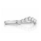 Camilla, a Lab Diamond Curved Wedding Ring - Victoria's Jewellery