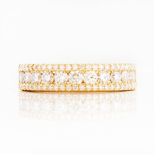 Sofia, a Lab Diamond Half Eternity Ring - Victoria's Jewellery