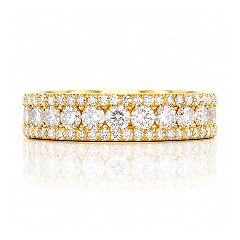 Sofia, a Lab Diamond Half Eternity Ring - Victoria's Jewellery