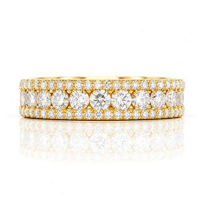Sofia, a Lab Diamond Half Eternity Ring - Victoria's Jewellery