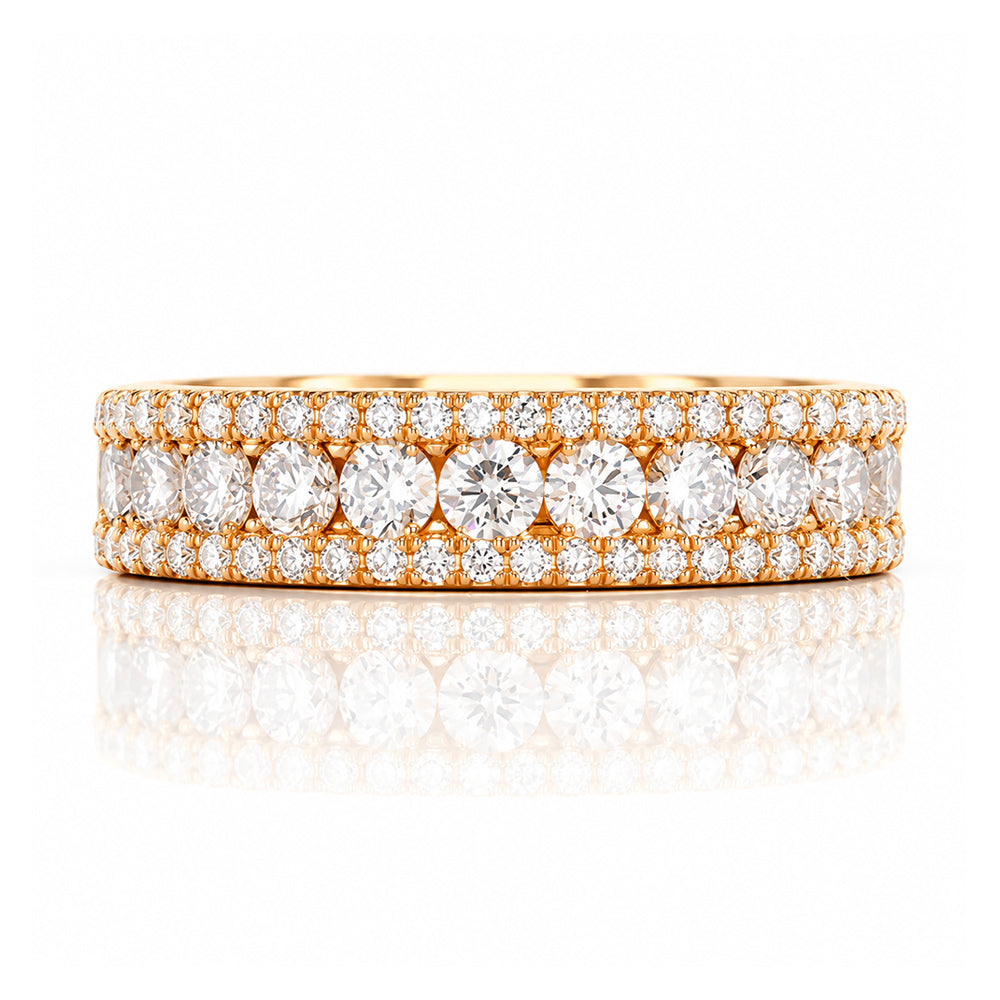 Sofia, a Lab Diamond Half Eternity Ring - Victoria's Jewellery