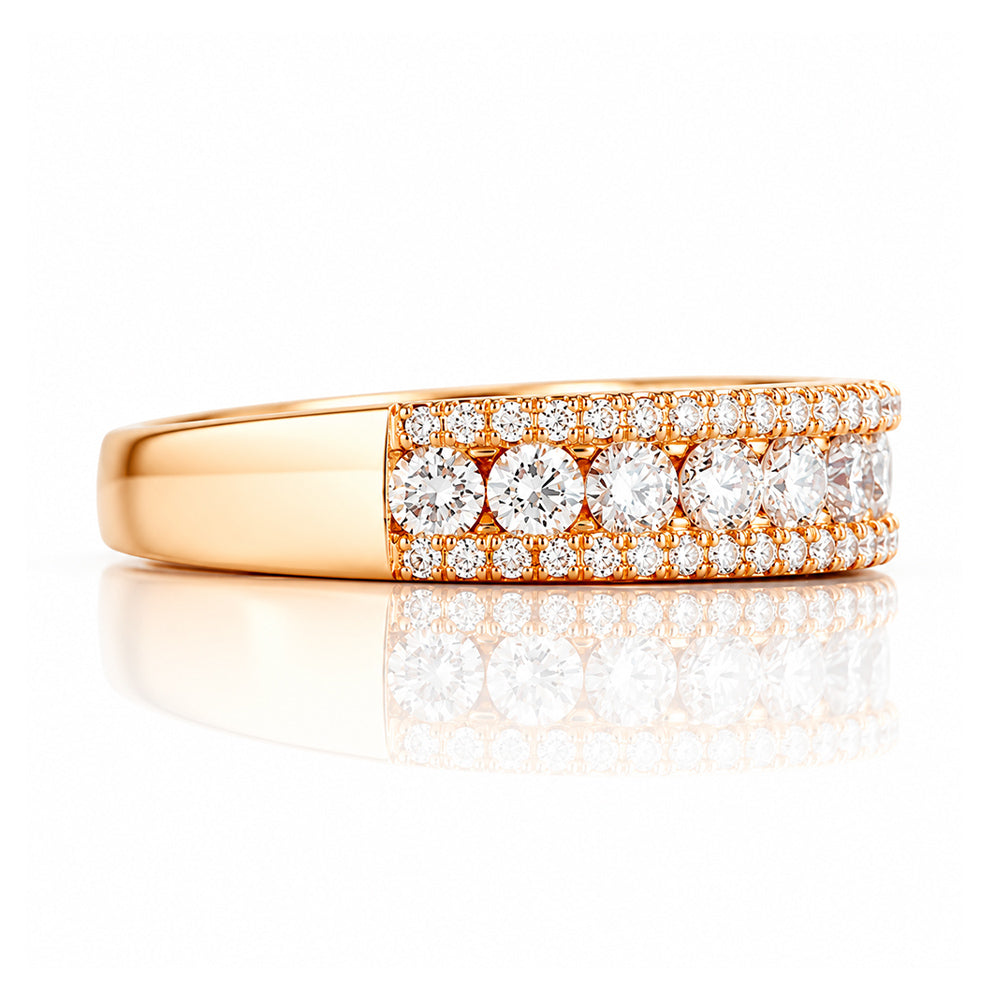 Sofia, a Lab Diamond Half Eternity Ring - Victoria's Jewellery