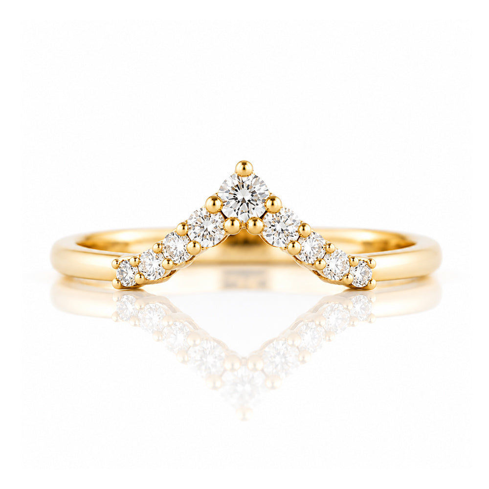 Maci, a Wishbone Lab Diamond Wedding Ring - Victoria's Jewellery