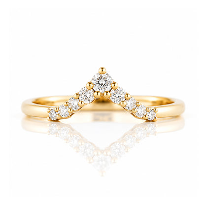 Maci, a Wishbone Lab Diamond Wedding Ring - Victoria's Jewellery
