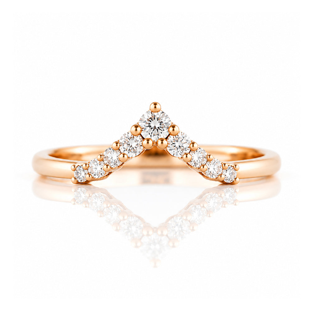 Maci, a Wishbone Lab Diamond Wedding Ring - Victoria's Jewellery