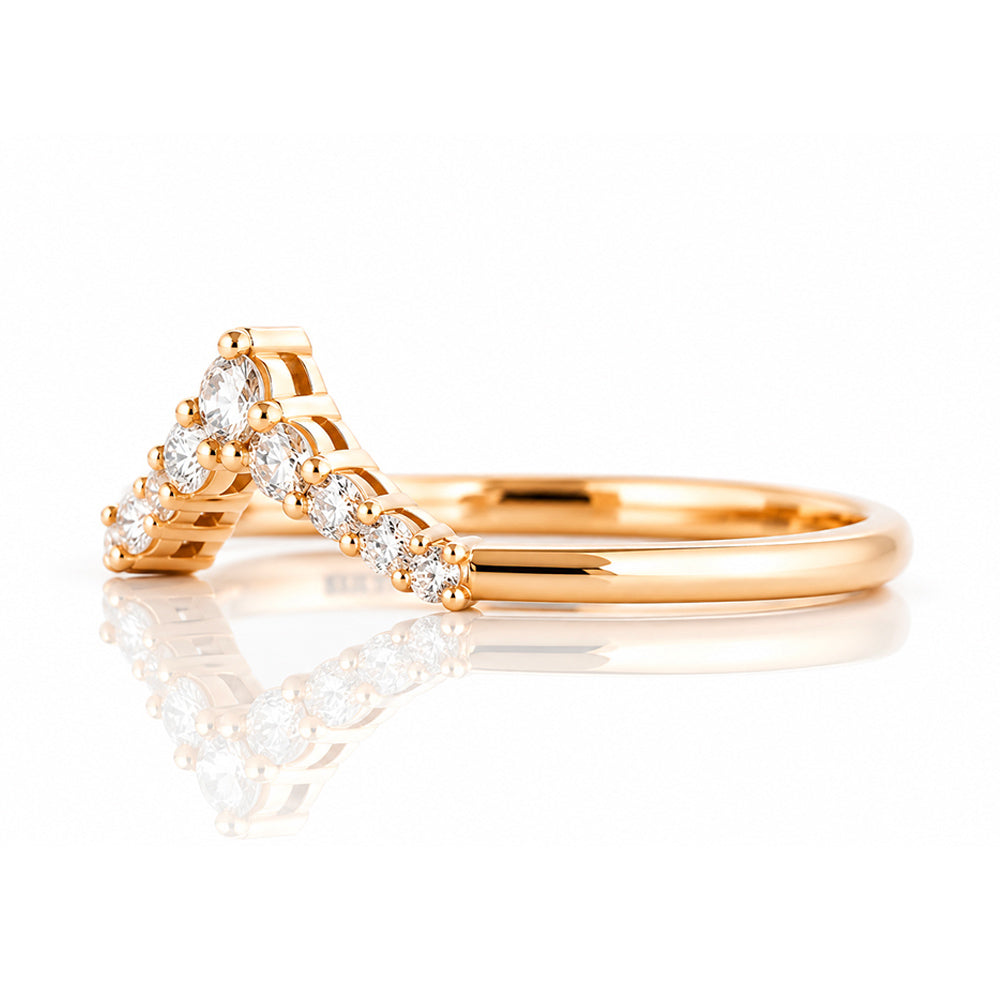 Maci, a Wishbone Lab Diamond Wedding Ring - Victoria's Jewellery
