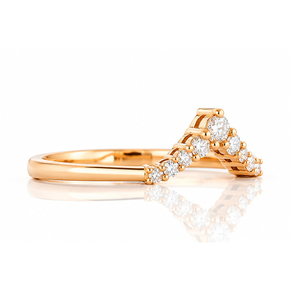 Maci, a Wishbone Lab Diamond Wedding Ring - Victoria's Jewellery