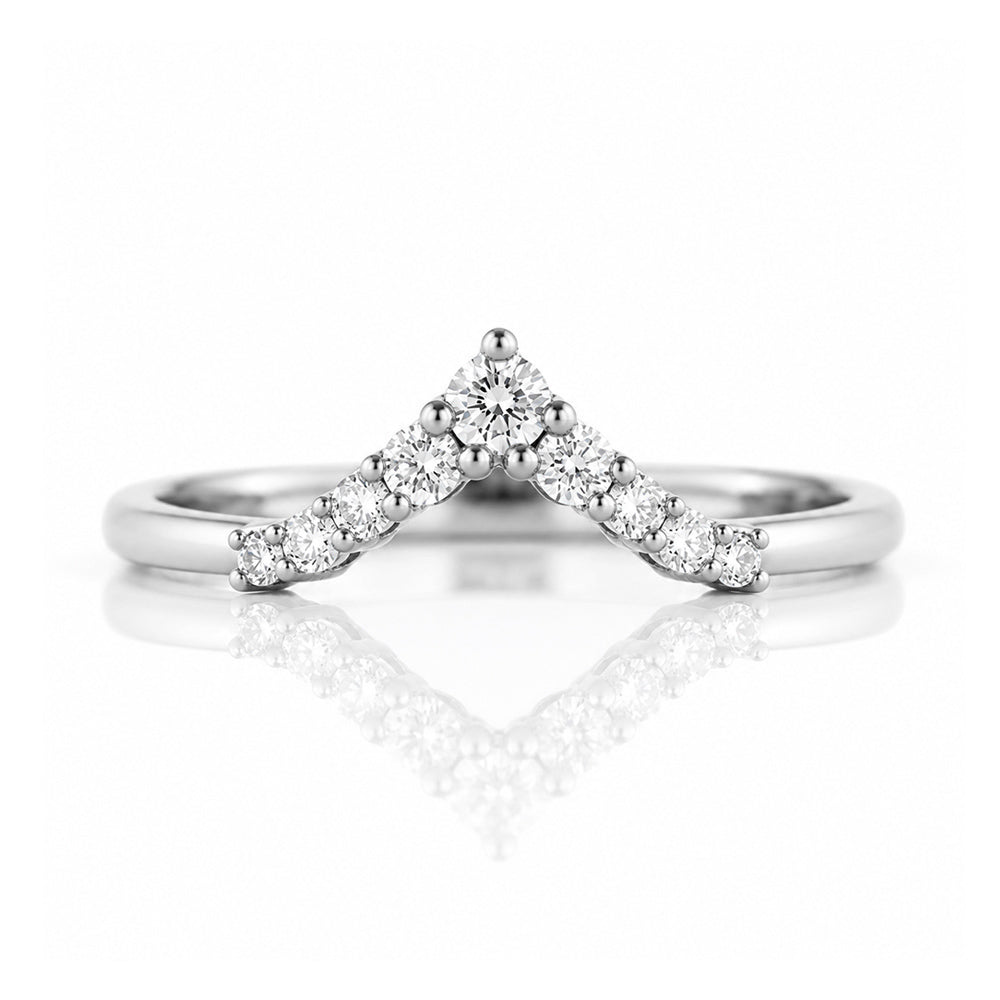 Maci, a Wishbone Lab Diamond Wedding Ring - Victoria's Jewellery