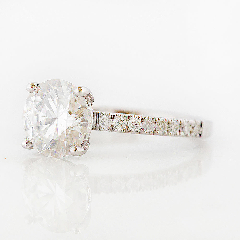 Emma, a Brilliant cut Lab Diamond Engagement Ring