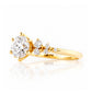 Lucia, a Round cut Lab Diamond Ring - Victoria's Jewellery