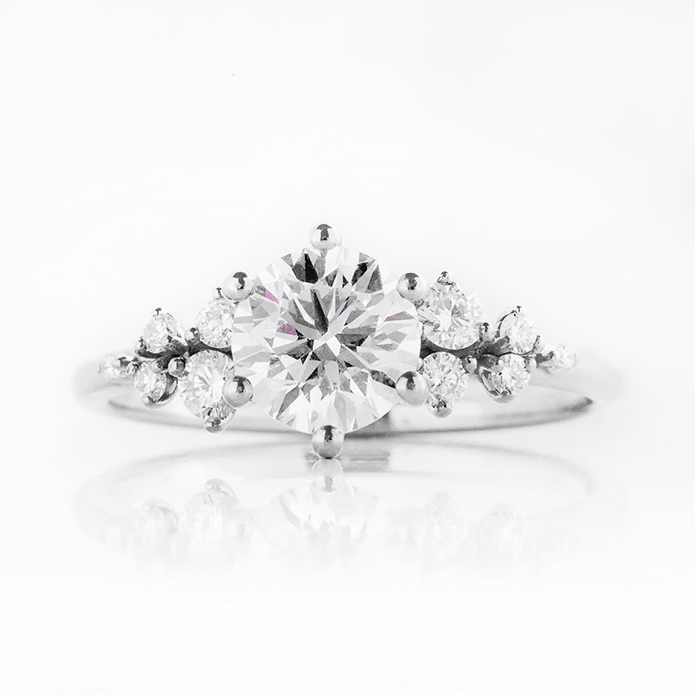 Arizona, a Round cut Lab Diamond Engagement Ring