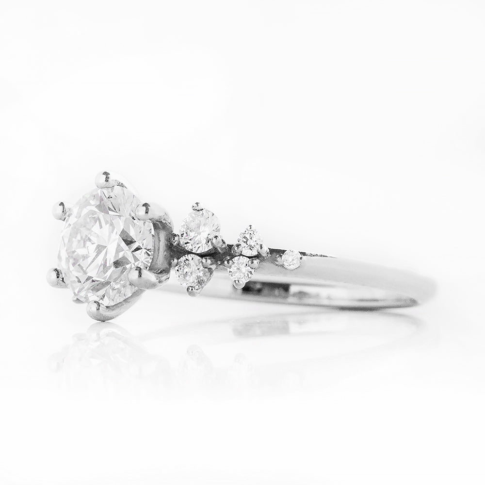 Arizona, a Round cut Lab Diamond Engagement Ring